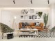 Interior living Metal Lemn Residence