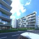 Fațadă Flamingo Residence — 2 blocuri D+P+6E