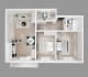 Plan apartament 3 camere