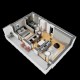 Horizon City Pipera - plan 3D apartament 2 camere