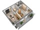 Orhideea Exclusive Living - plan apartament 2 camere