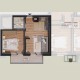 Studio tip E — plan/layout Bridge Residence 8