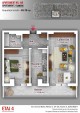 Plan apartament 2 camere, etaj 4, 83.70 mp