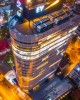 Detaliu al părții superioare a turnului, vedere aeriană