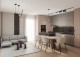 Living cu bucătărie — propunere amenajare Concepto Design
