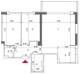 Plan 3 camere Tip A — etajele 2, 4, 5