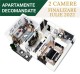 Apartament 2 camere decomandat