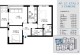 Plan apartament 2 camere Tip 1 — 60,9 mp