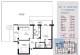 Plan apartament 3 camere cu terasă — 85,5 mp