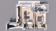 Plan apartament 2 camere, 53.61 mp (A14/A21) — etaj 1