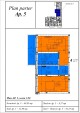 Plan apartament 2 camere nr. 5 - 64,55 mp