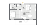 Plan apartament tip corp A