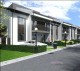 Fatada caselor cuplate ansamblul Space Residence