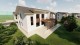 Exterior vilă duplex — detaliu arhitectural