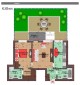 Plan apartament 3 camere Tip 2 parter