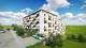 Campeador Residence West — render lateral, parcare și spații verzi
