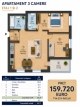 Plan apartamente 8 și 12 — Westside Otopeni