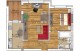 Plan apartament 2 camere — Model 9, 59.25 mp utili